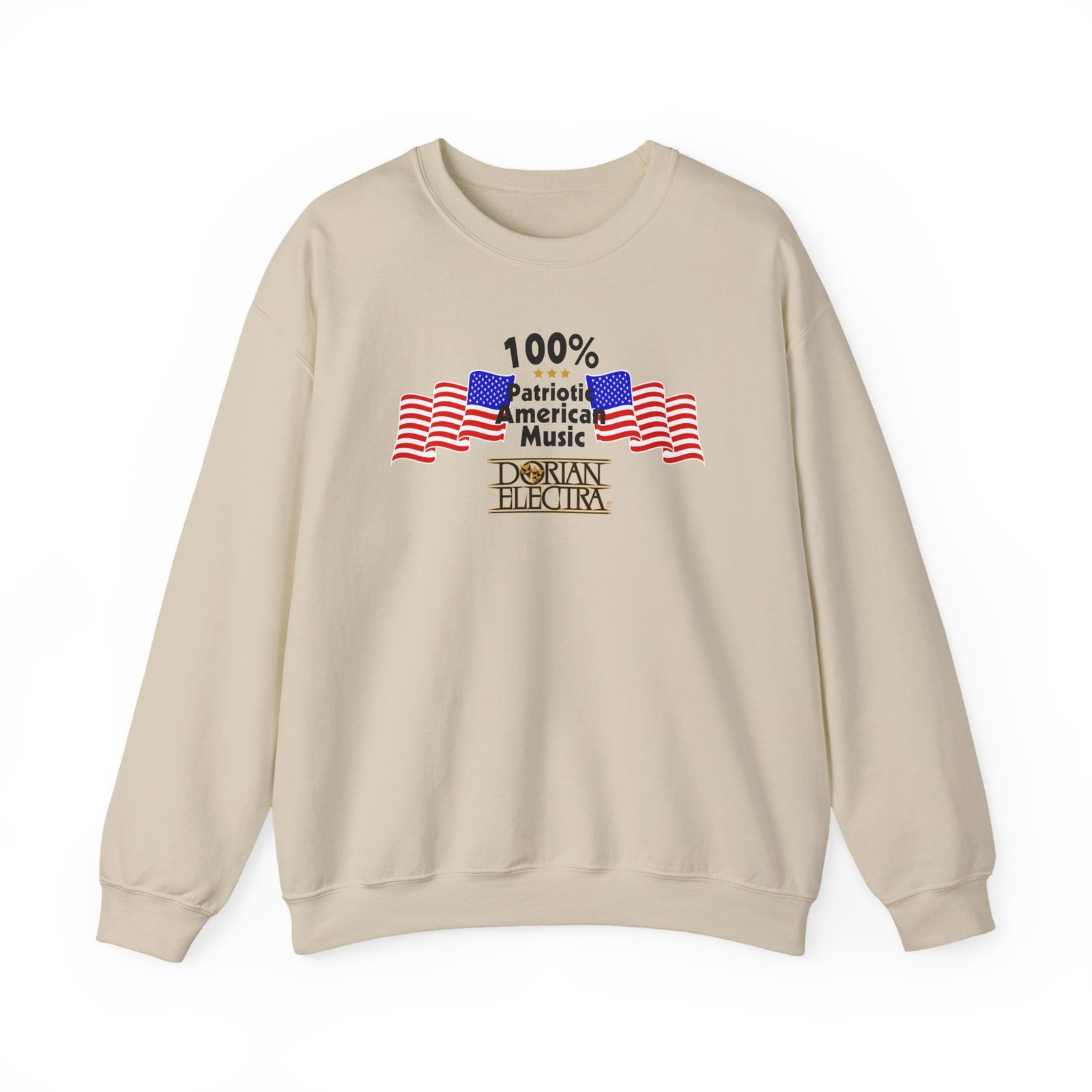 Dorian Electra Patriotic American Music Unisex Heavy Blend™ Crewneck Sweatshirt