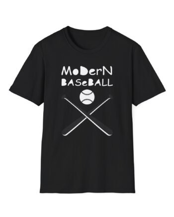 Modern Baseball Bat Unisex Softstyle T-Shirt