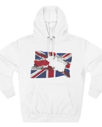 SPM Anarchy in the Uk Flag Three-Panel Fleece Hoodie