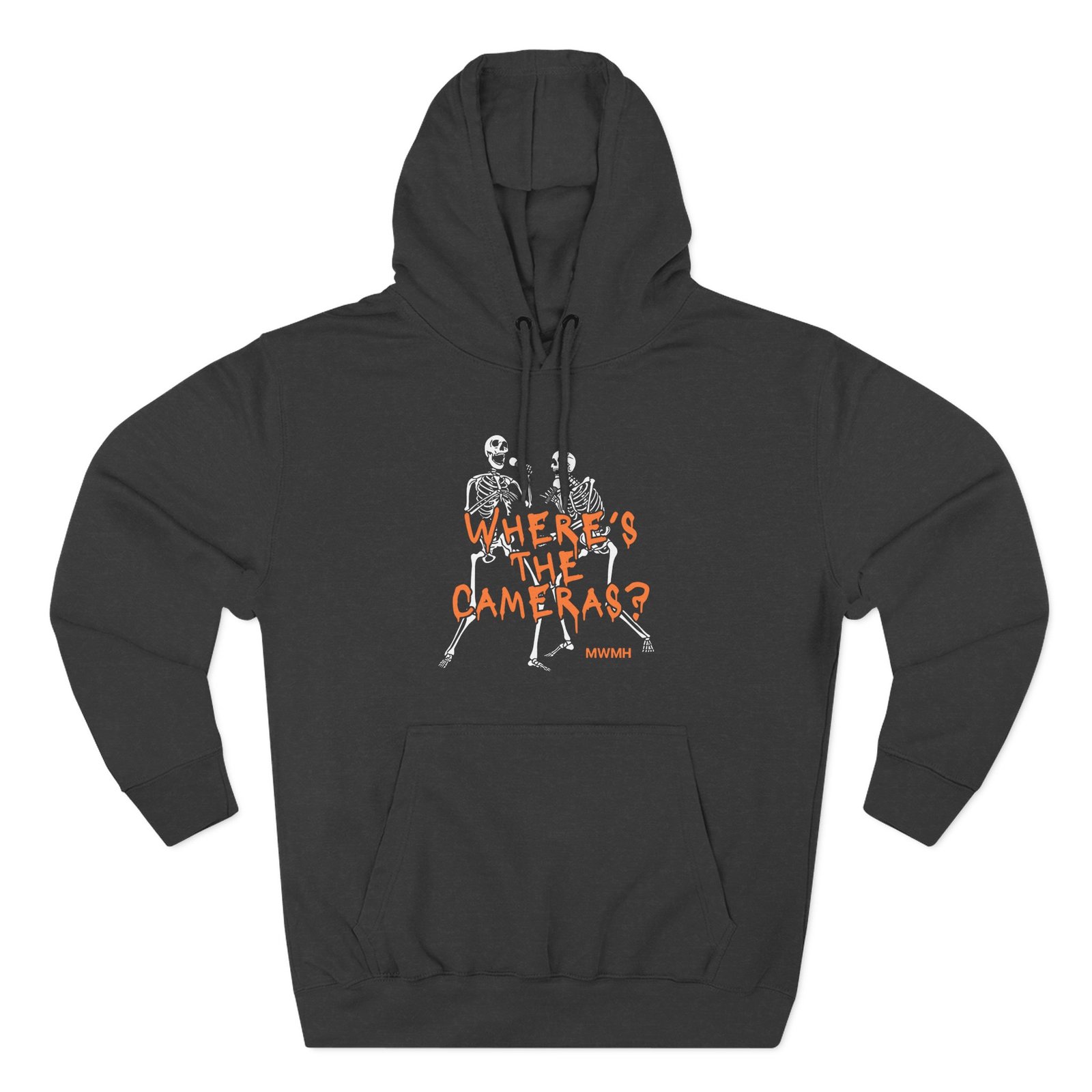 Murder With My Husband Where's the Cameras Three-Panel Fleece Hoodie