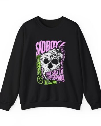 Sad Boyz by Junior H Skull Unisex Heavy Blend™ Crewneck Sweatshirt