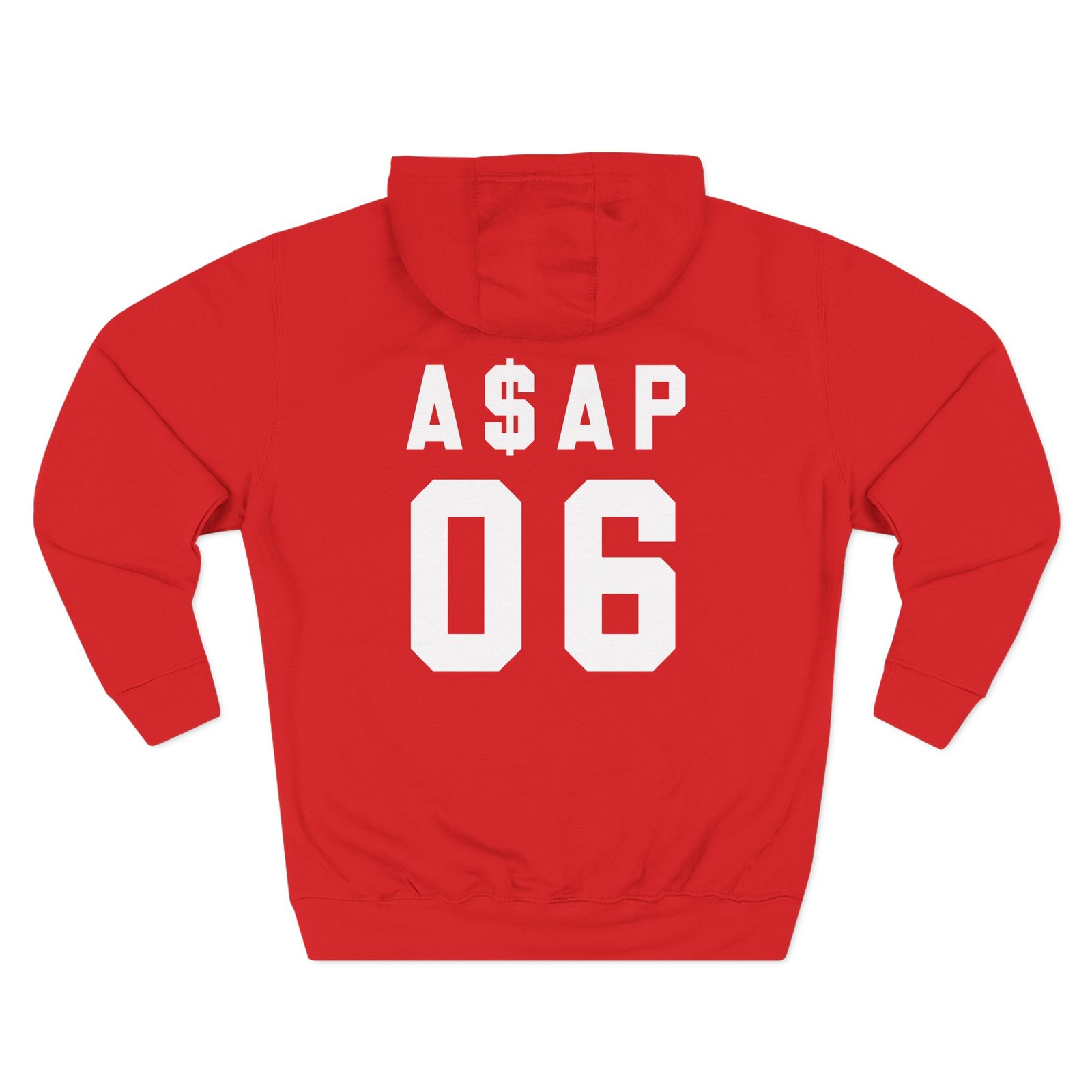Asap Rocky Anarchy Paradise 06 Rap Band Three-Panel Fleece Hoodie