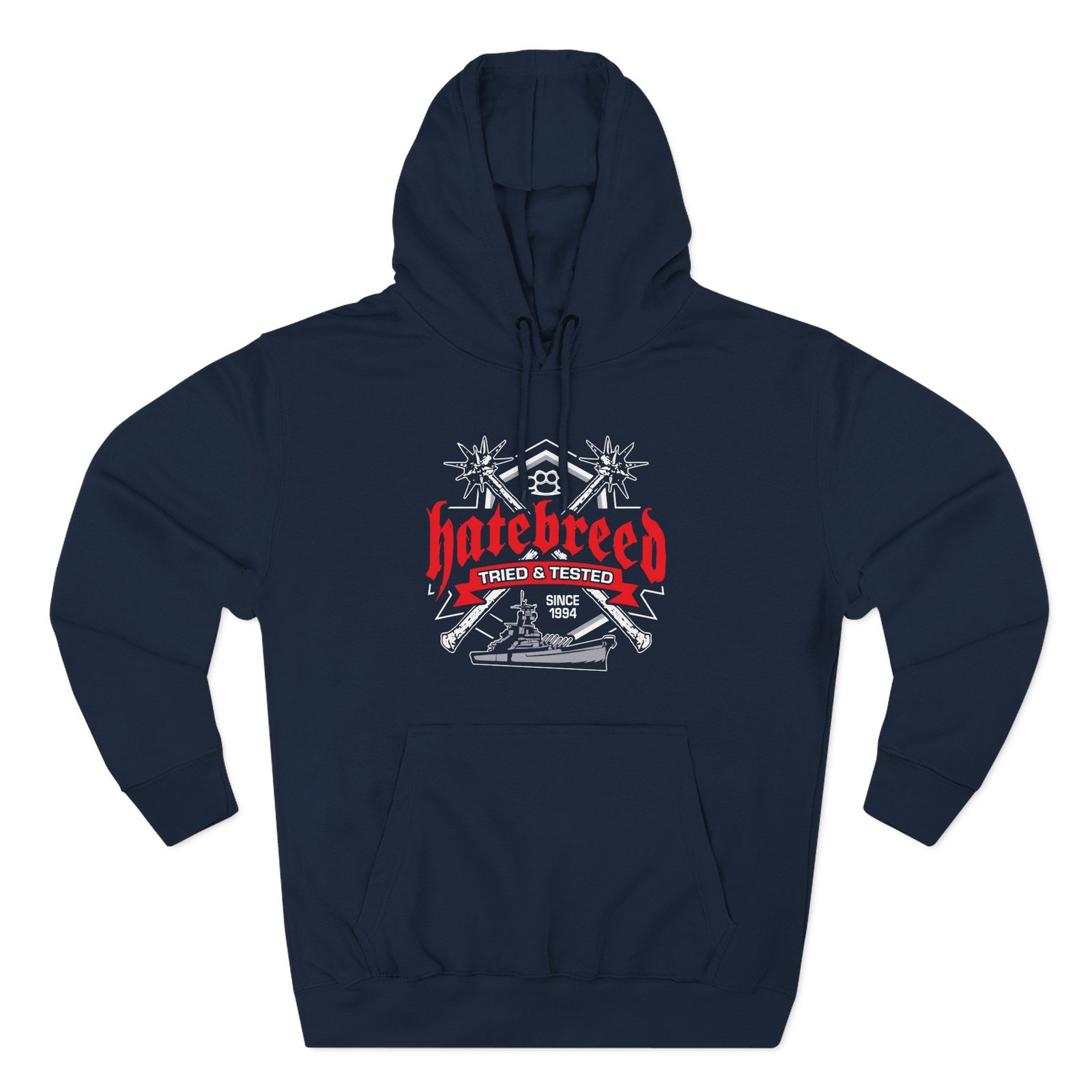 Hatebreed Norfolk Va Tonight Three-Panel Fleece Hoodie