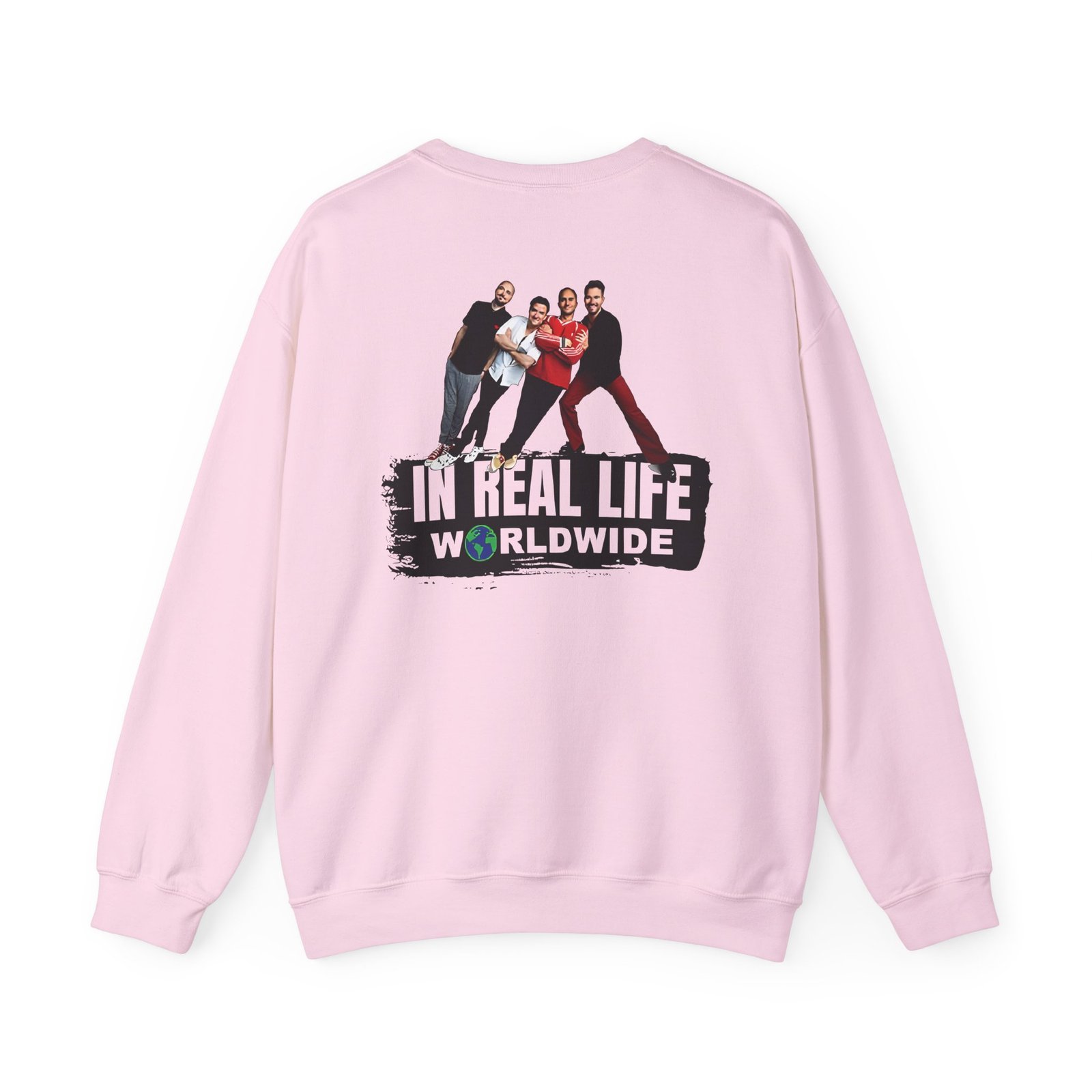 Big Time Rush Btr in Real Life Worldwide Unisex Heavy Blend™ Crewneck Sweatshirt