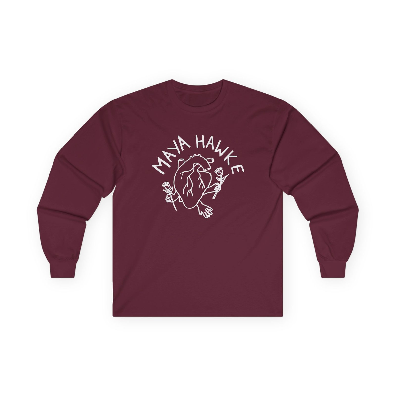 Maya Hawke Generous Heart Unisex Ultra Cotton Long Sleeve Tee
