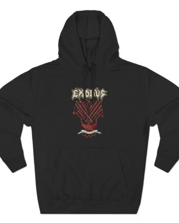 Exodus Lesson in Violence Three-Panel Fleece Hoodie