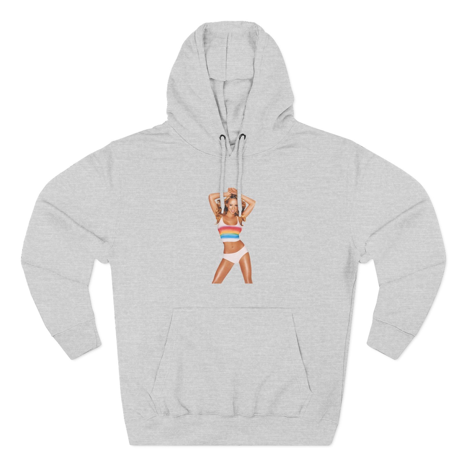 Mariah Carey Rainbow Three-Panel Fleece Hoodie