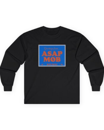 Asap a$ap Mob Worldwide Unisex Ultra Cotton Long Sleeve Tee