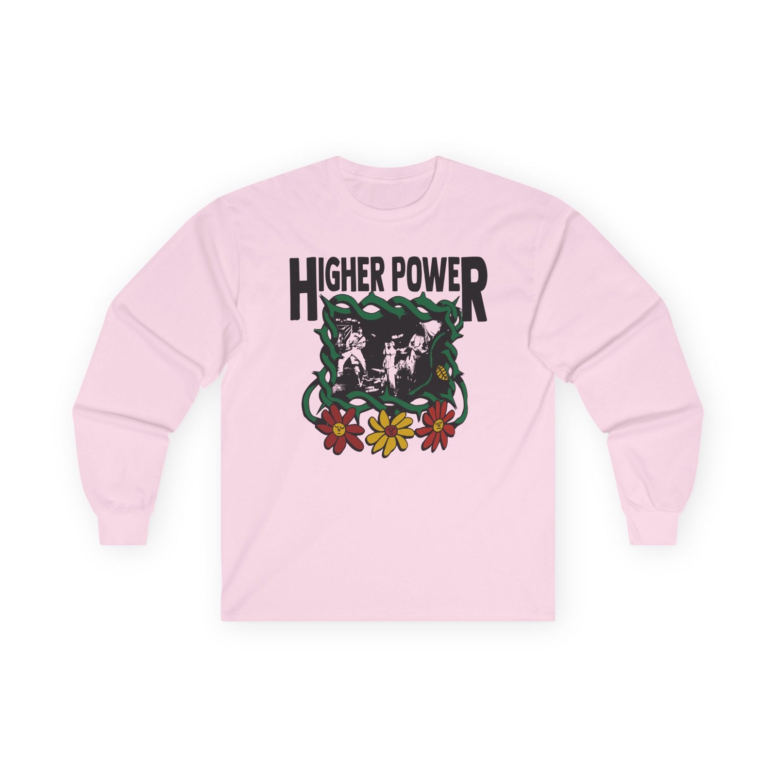 Higher Power Flowers Unisex Ultra Cotton Long Sleeve Tee