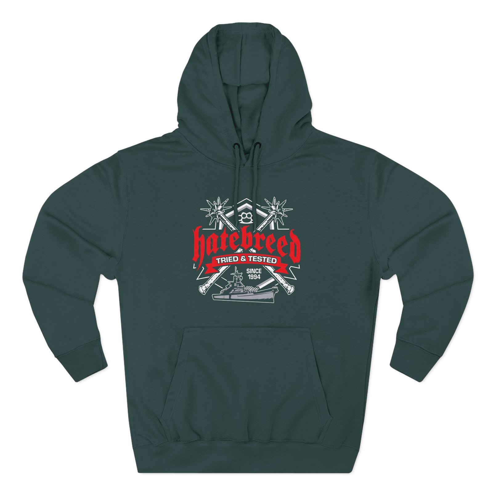 Hatebreed Norfolk Va Tonight Three-Panel Fleece Hoodie