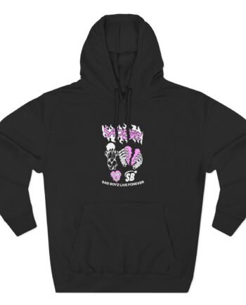 Sad Boyz by Junior H Club Three-Panel Fleece Hoodie