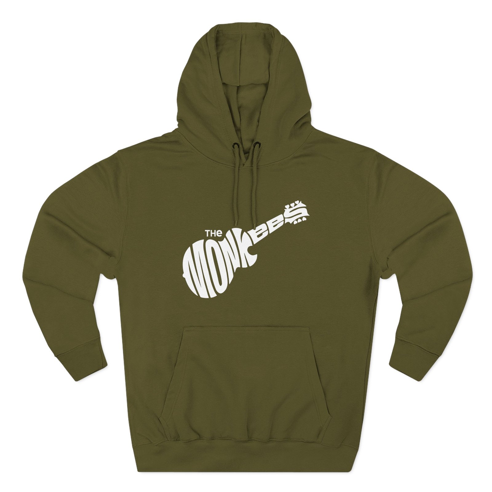 The Monkees Guitar Logo Three-Panel Fleece Hoodie