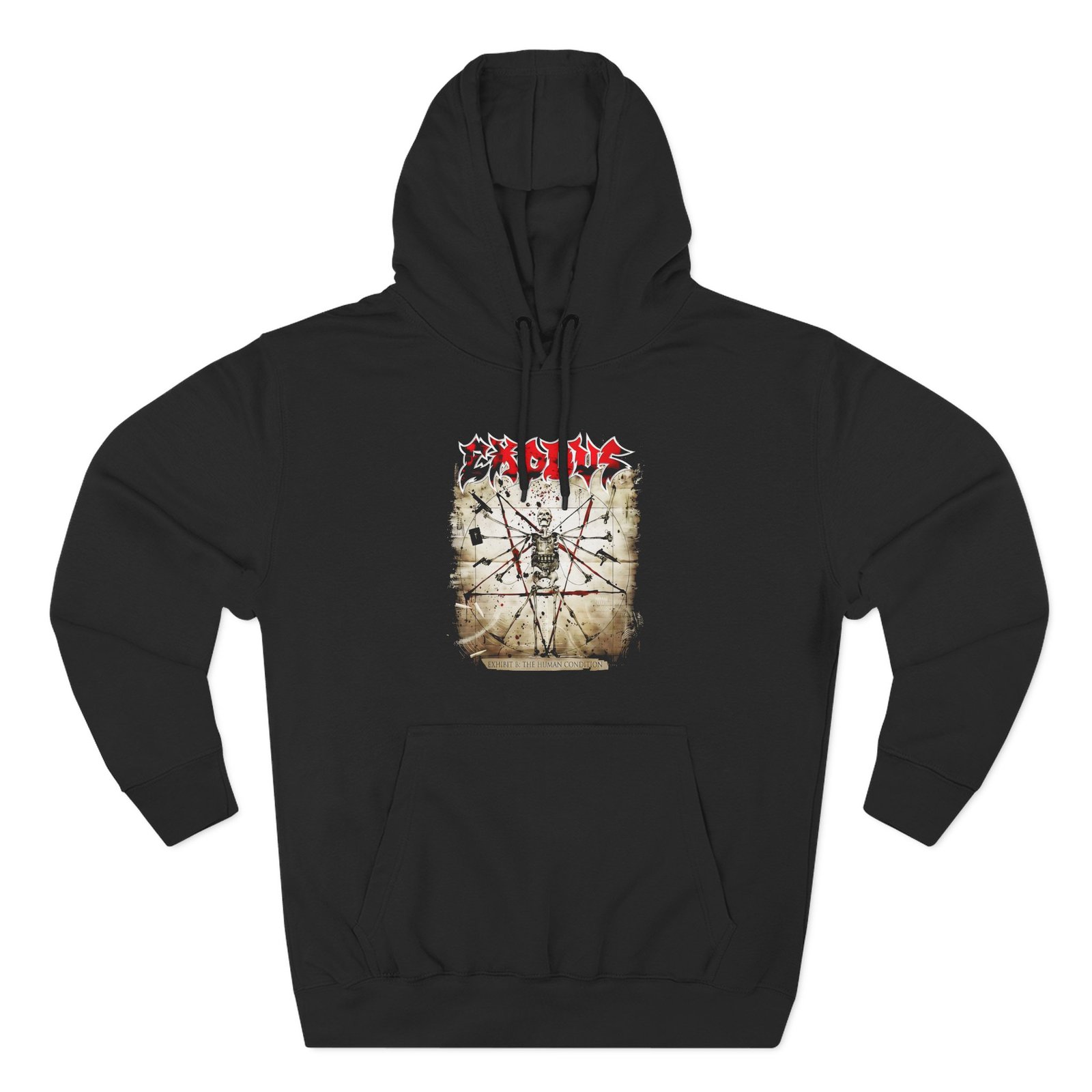 Exodus Atrocity Exhibit B Three-Panel Fleece Hoodie