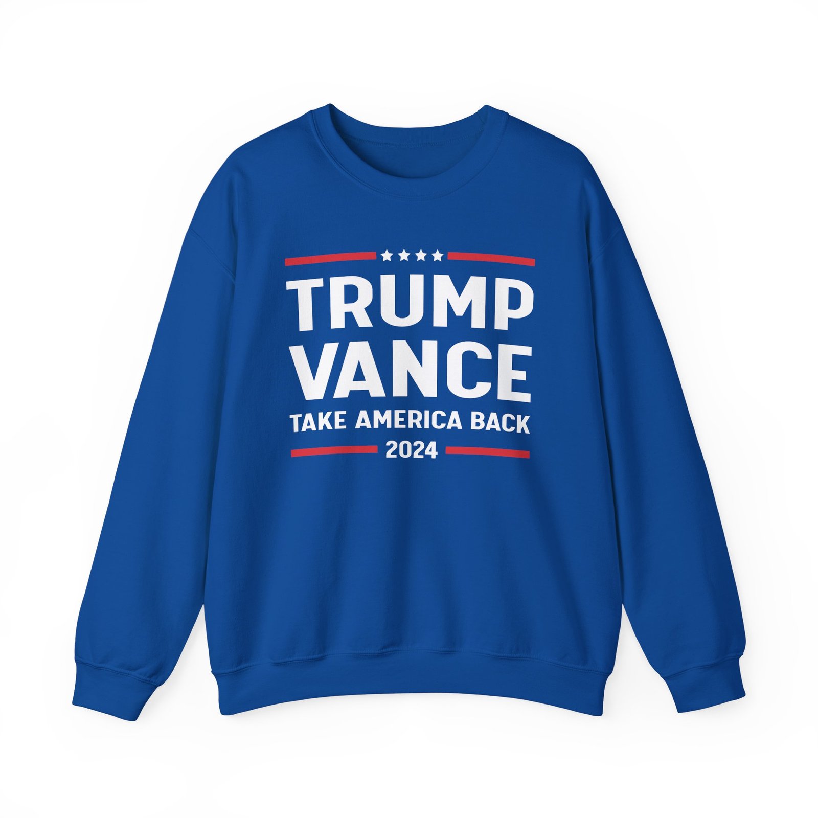 Support Trump Vance 2024 With This Take America Back Unisex Heavy Blend™ Crewneck Sweatshirt