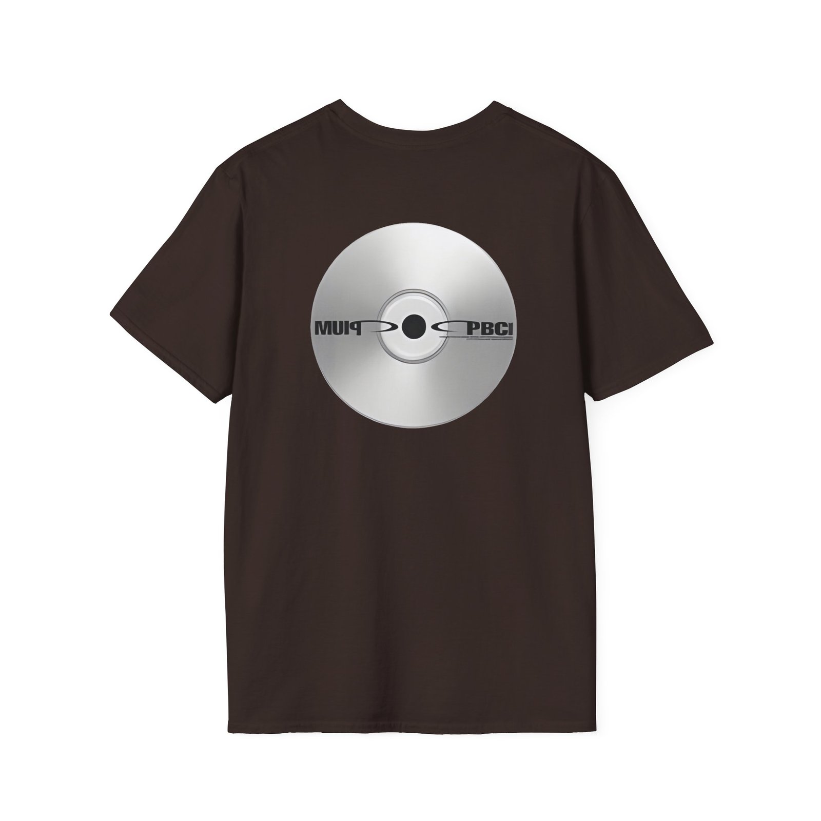 PC Iam Silver Disc Unisex Softstyle T-Shirt