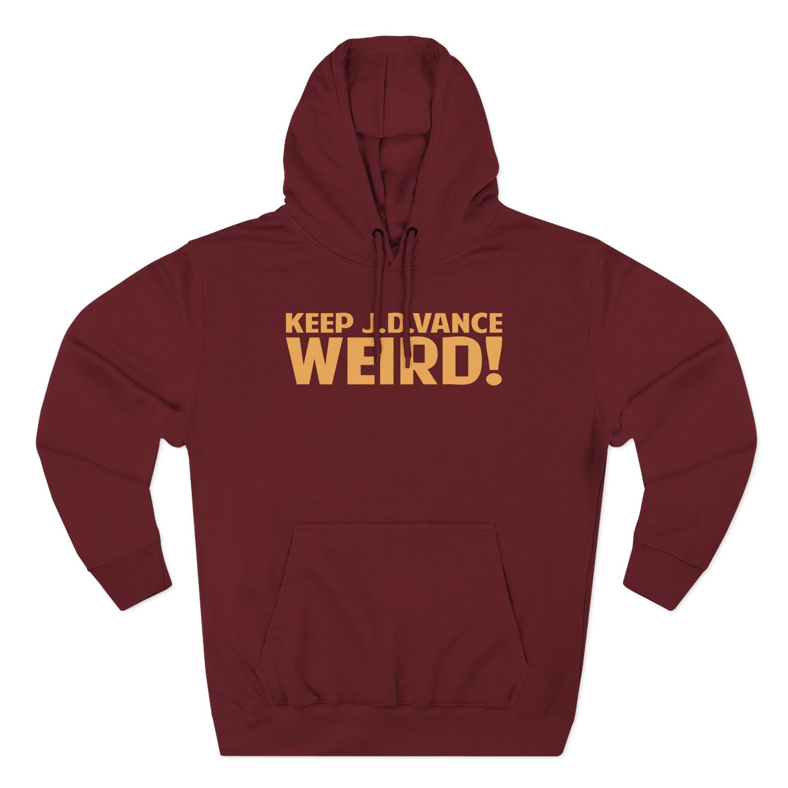 Keep J.d. Vance Weird Three-Panel Fleece Hoodie