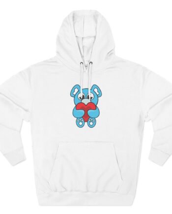 Wallibear Three-Panel Fleece Hoodie