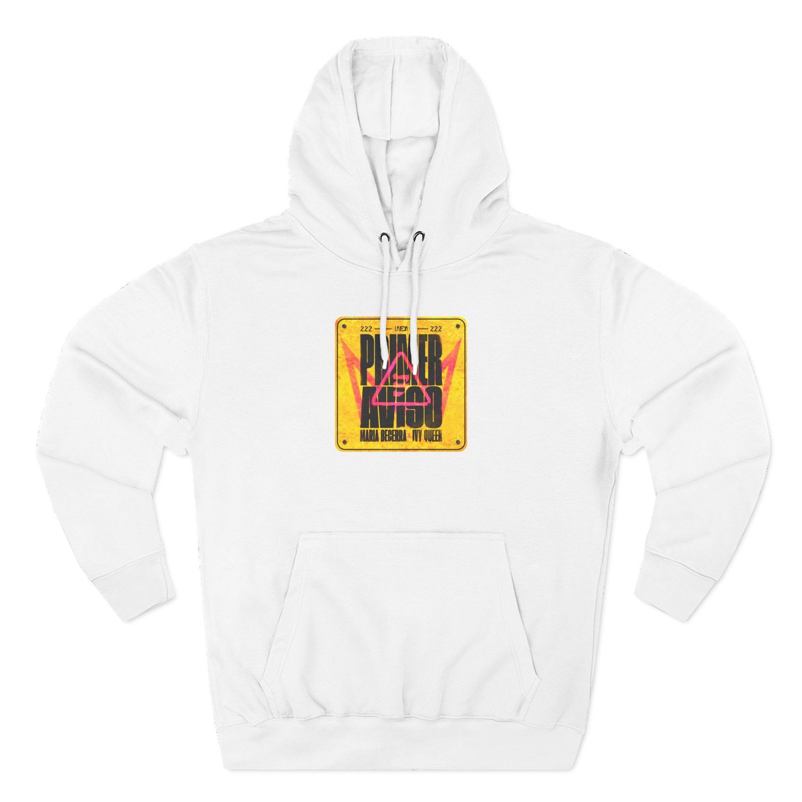 Maria Becerra Primer Aviso Three-Panel Fleece Hoodie