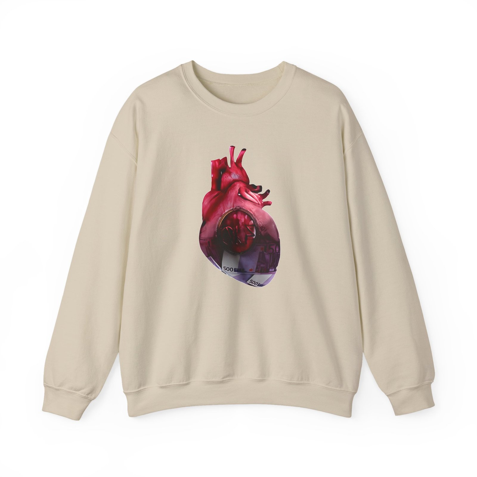 Pnl Qlf Heart Ticket 500€ Unisex Heavy Blend™ Crewneck Sweatshirt
