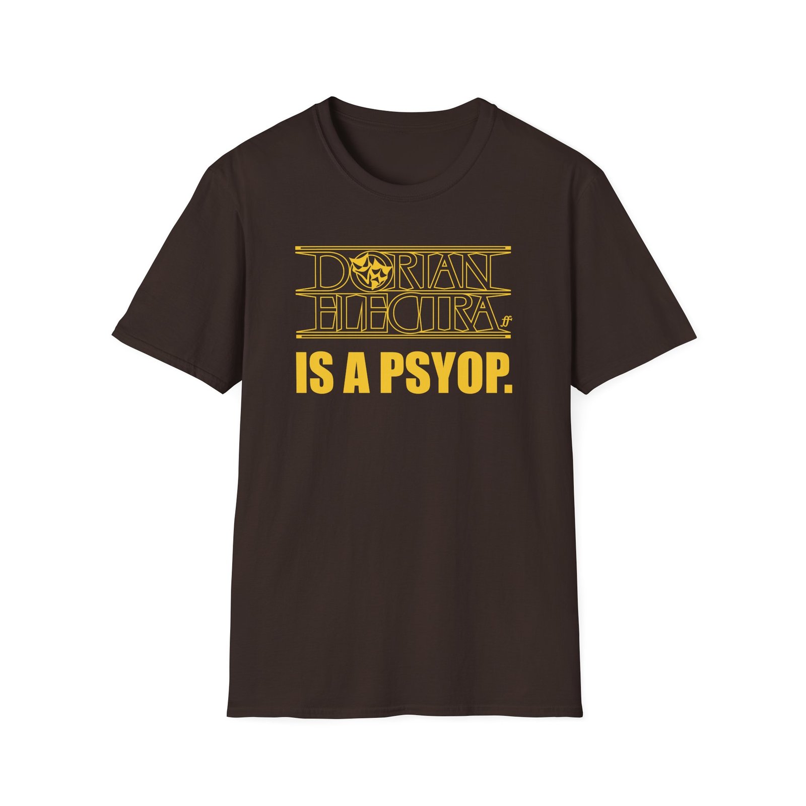 Dorian Electra is a Psyop Unisex Softstyle T-Shirt