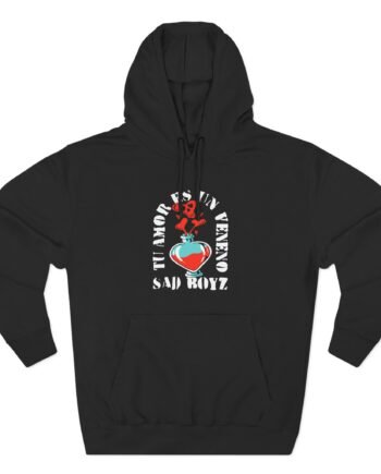 Sad Boyz Three-Panel Fleece Hoodie