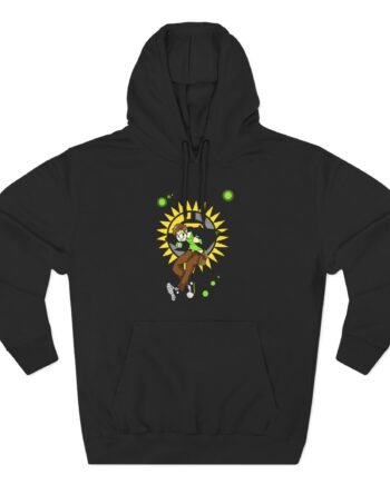 Matpat Game Theory Gift Ideas for Lovers and Geek Fans Three-Panel Fleece Hoodie