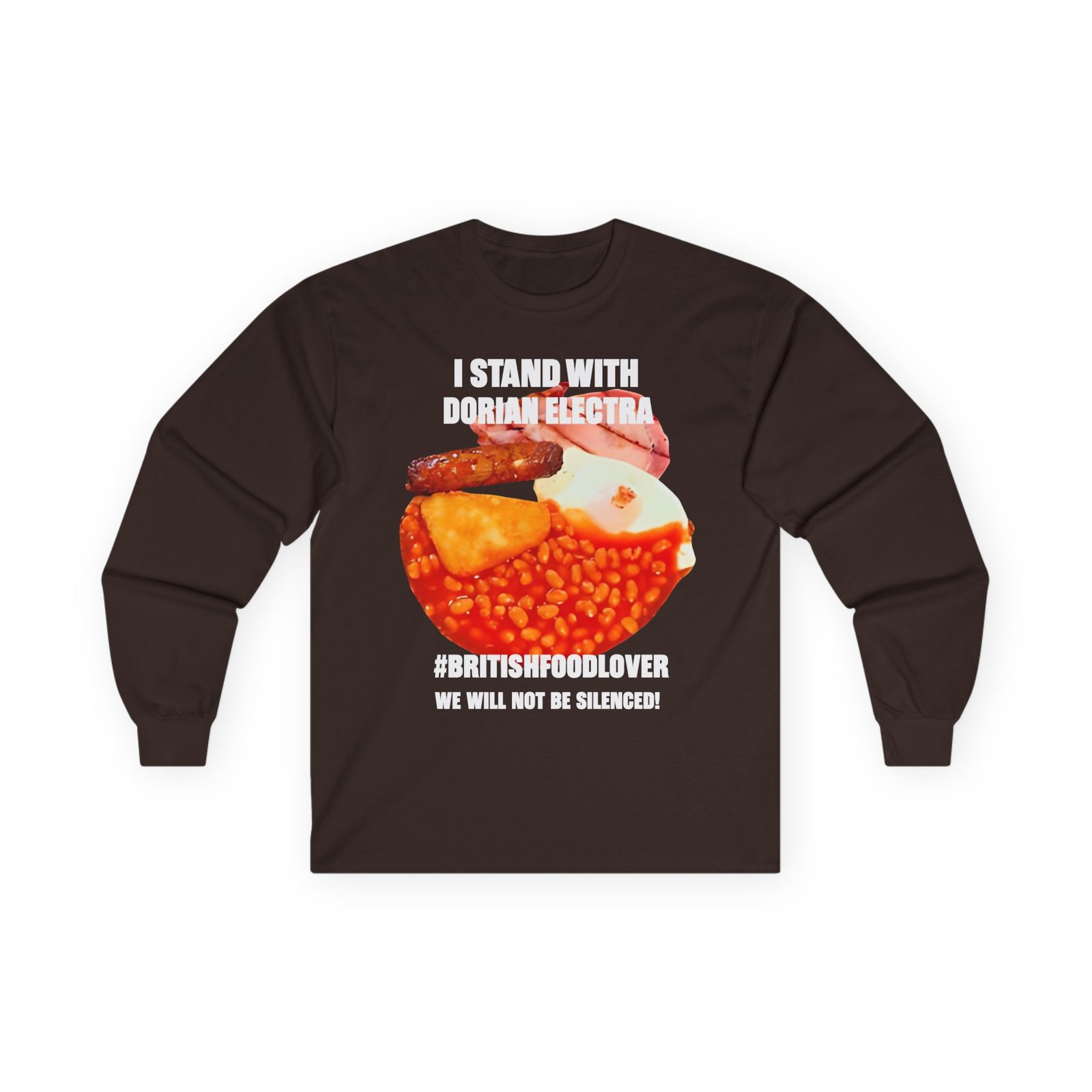 Dorian Electra I Stand With Unisex Ultra Cotton Long Sleeve Tee