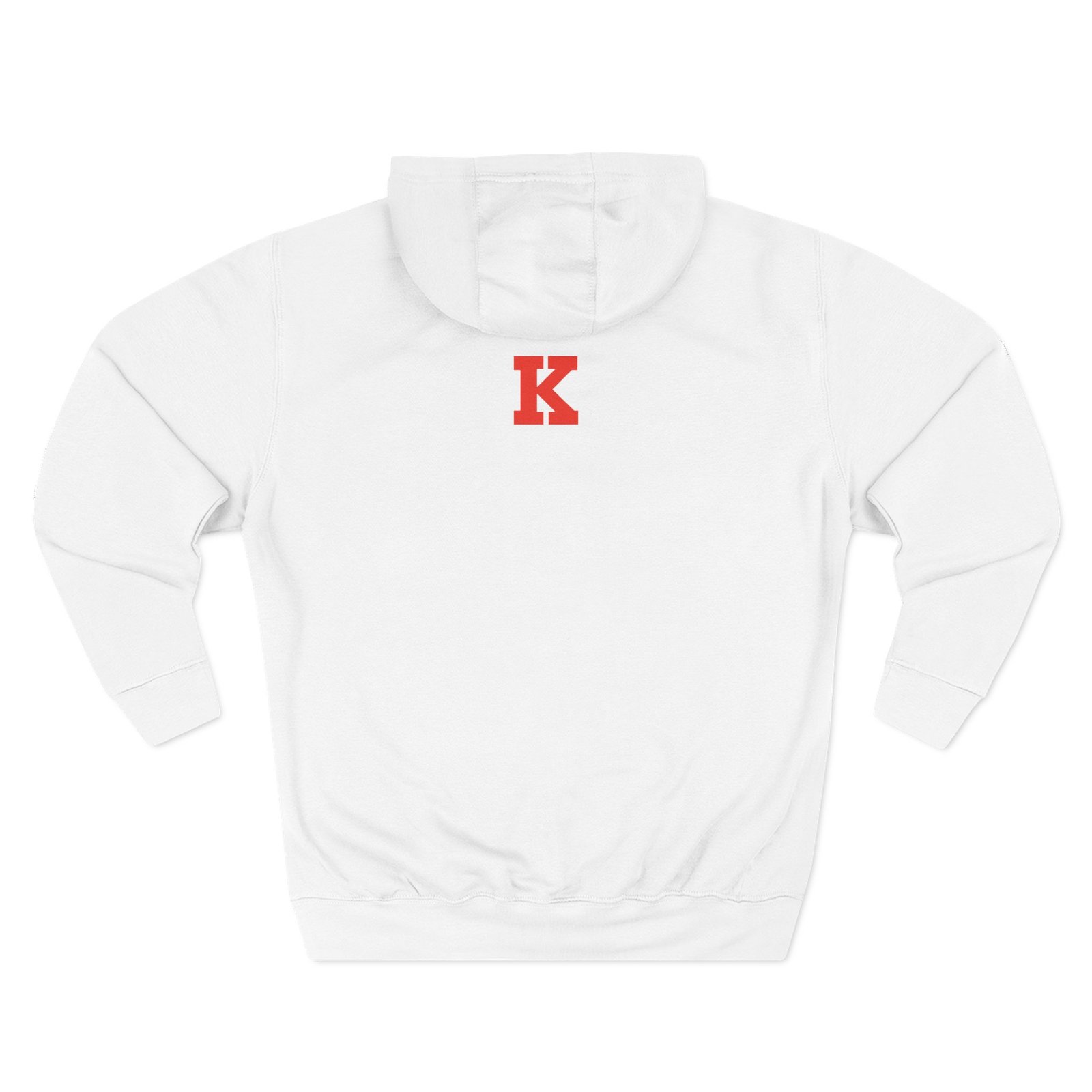 Kraftklub Album Cover Three-Panel Fleece Hoodie
