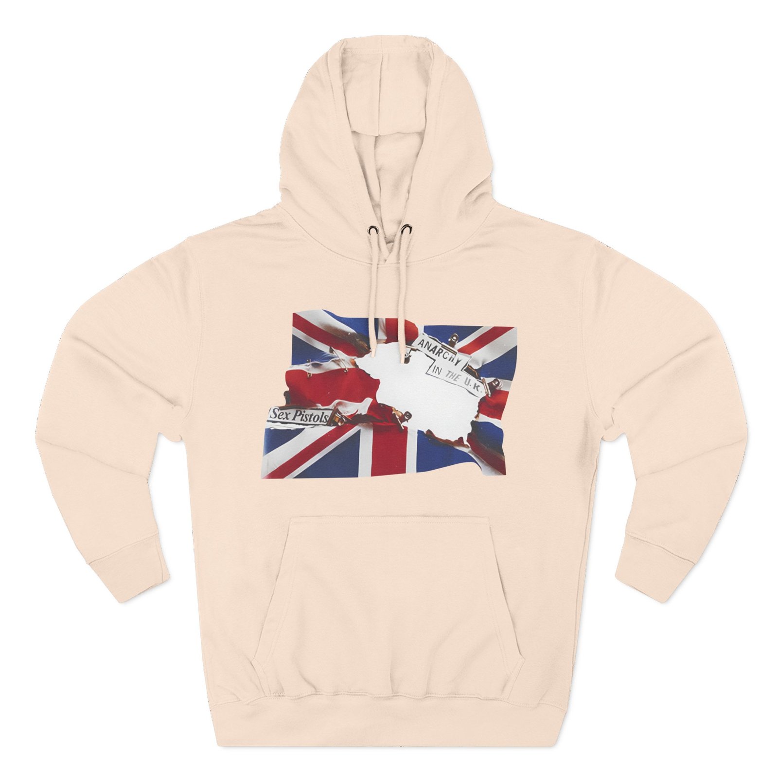 SPM Anarchy in the Uk Flag Three-Panel Fleece Hoodie