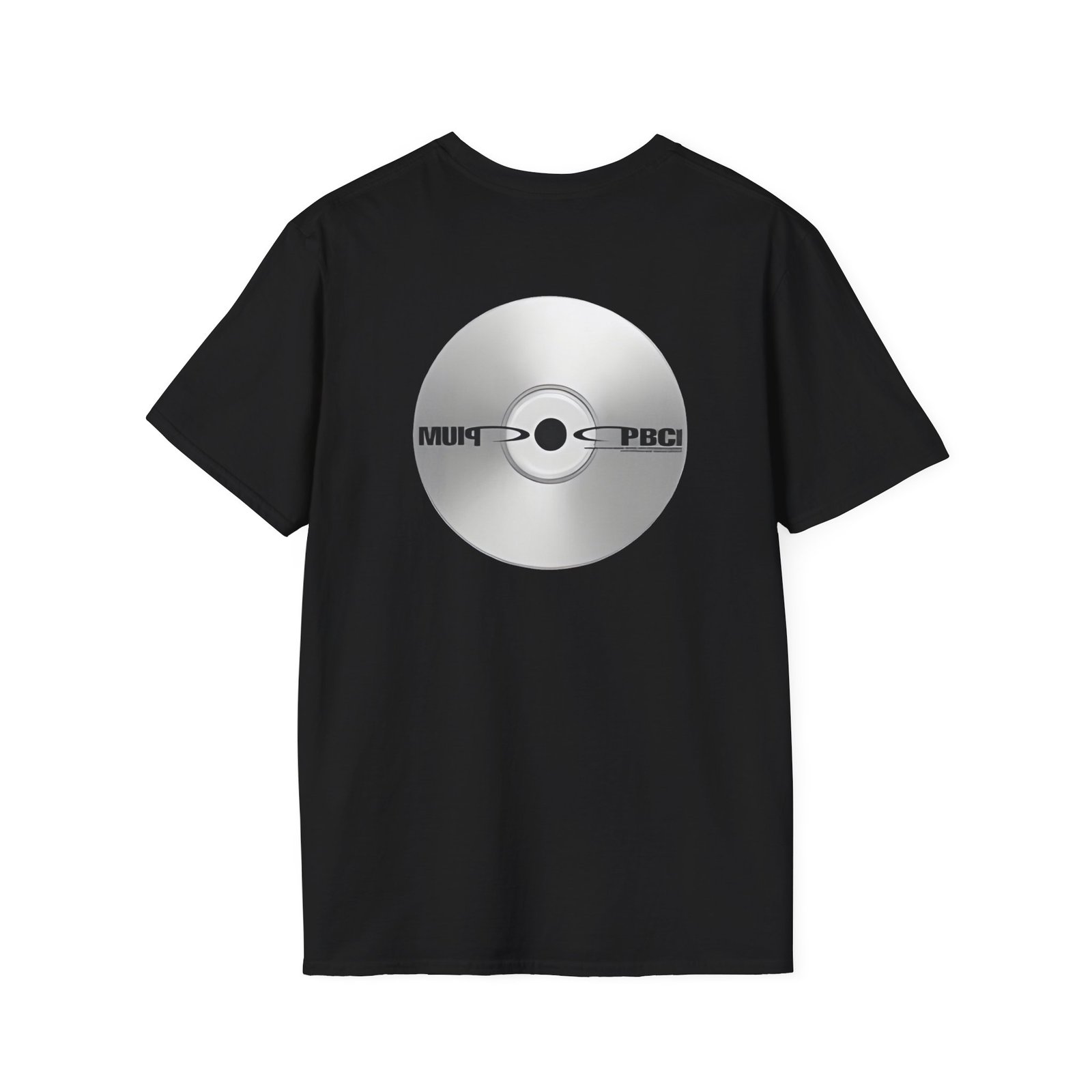 PC Iam Silver Disc Unisex Softstyle T-Shirt