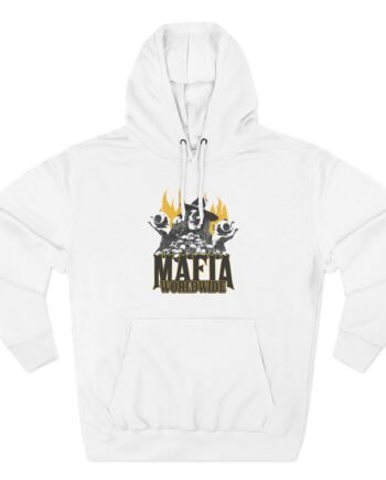 Kai Cenat Skulls On Fire Three-Panel Fleece Hoodie