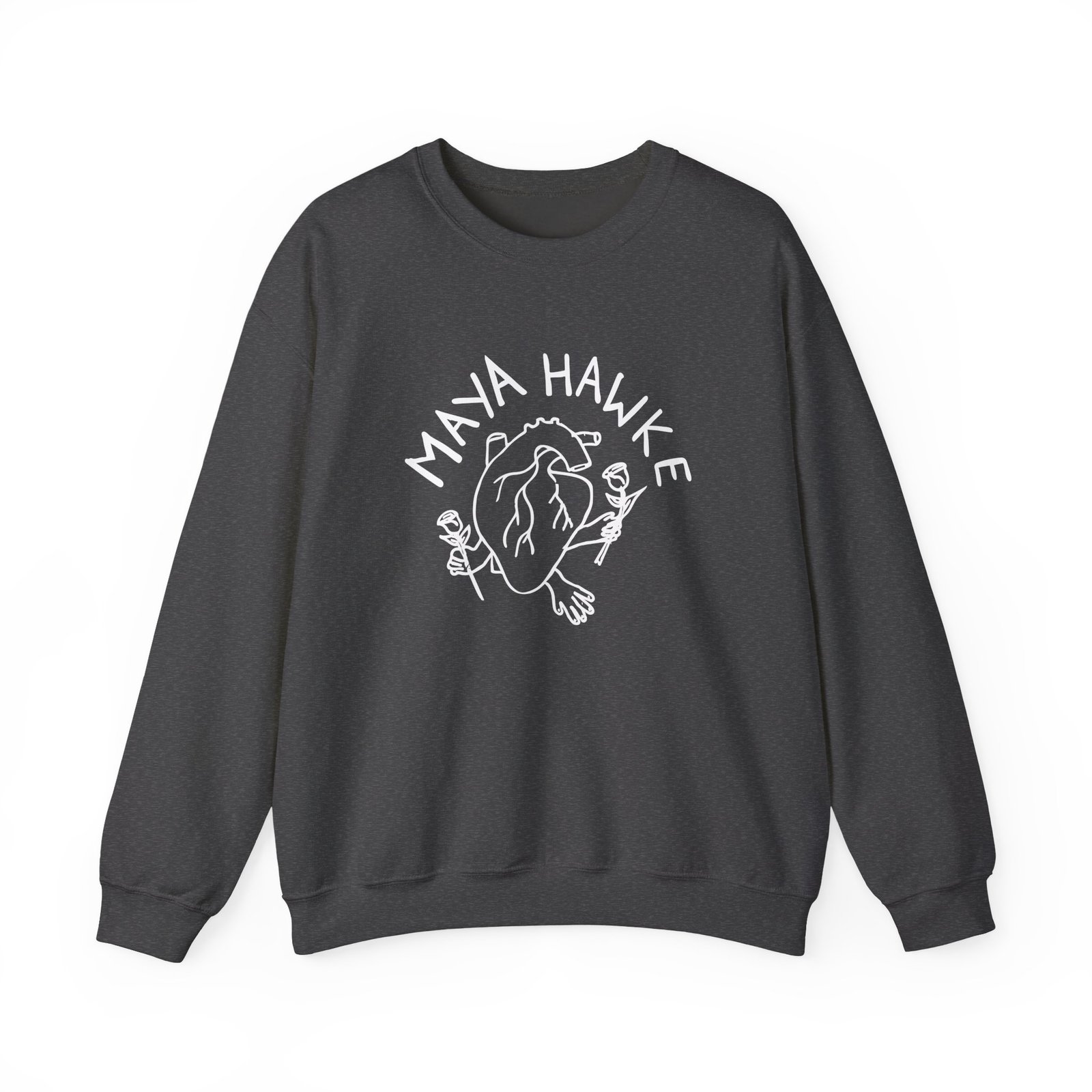 Maya Hawke Generous Heart Unisex Heavy Blend™ Crewneck Sweatshirt