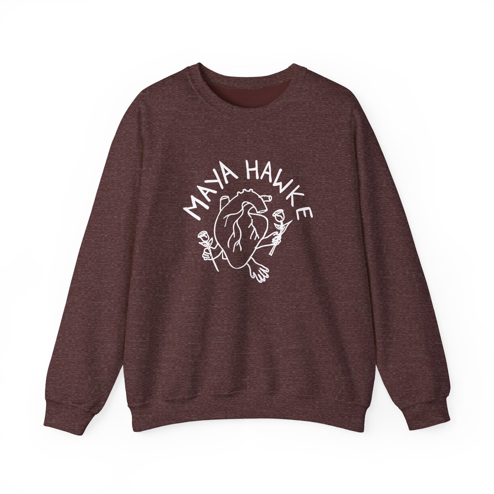 Maya Hawke Generous Heart Unisex Heavy Blend™ Crewneck Sweatshirt