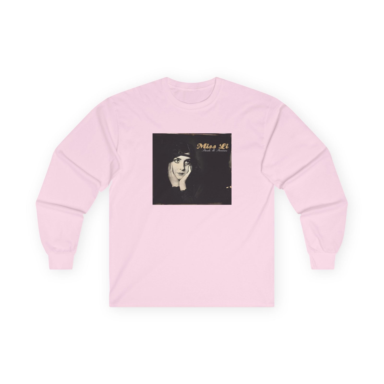 Miss Li Beats Bruises Album Cover Unisex Ultra Cotton Long Sleeve Tee