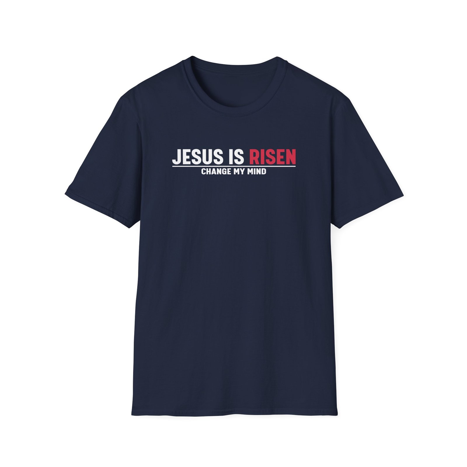 Louder With Crowder Jesus is Risen Unisex Softstyle T-Shirt