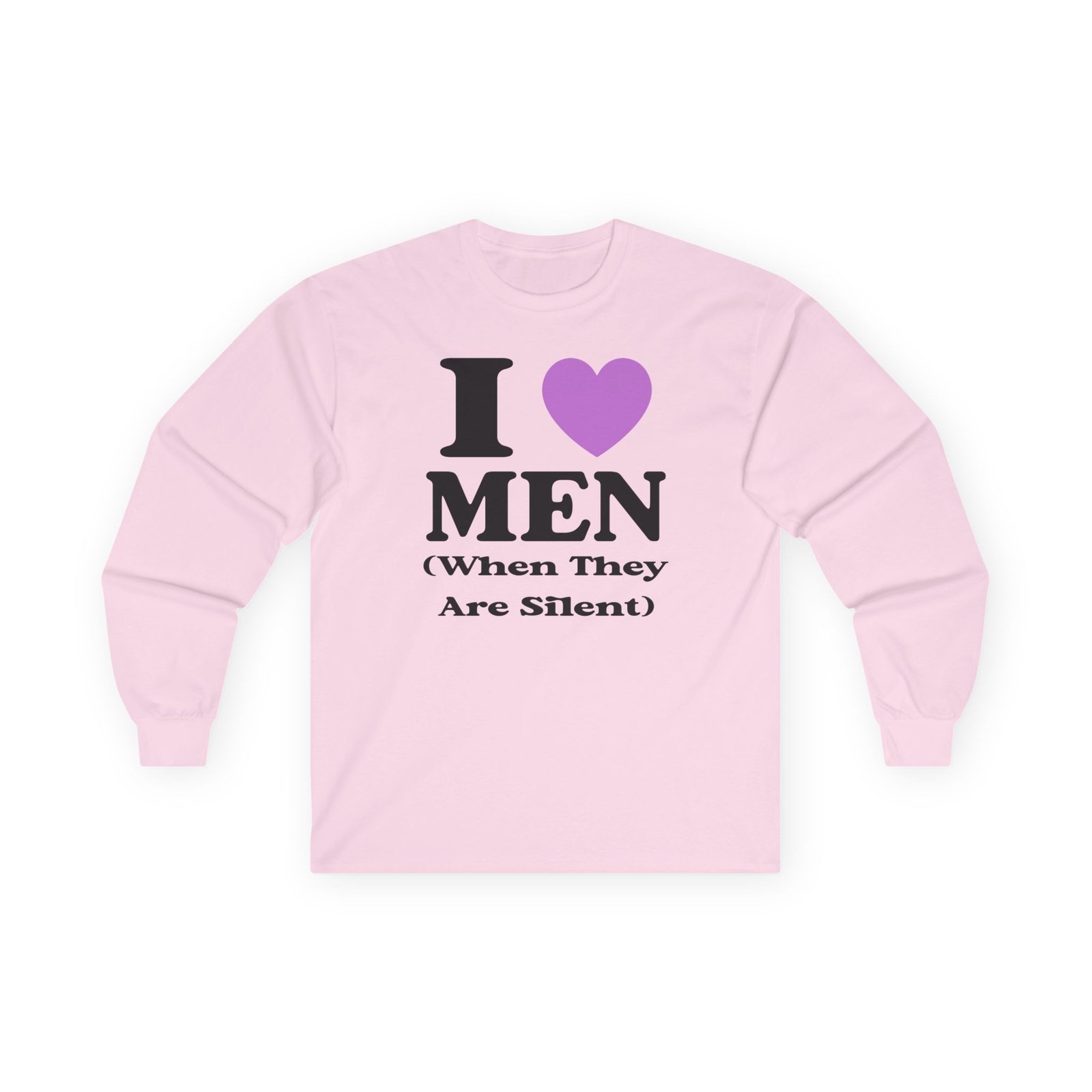 Lizzy Mcalpine I Love Men When They Are Silent Unisex Ultra Cotton Long Sleeve Tee