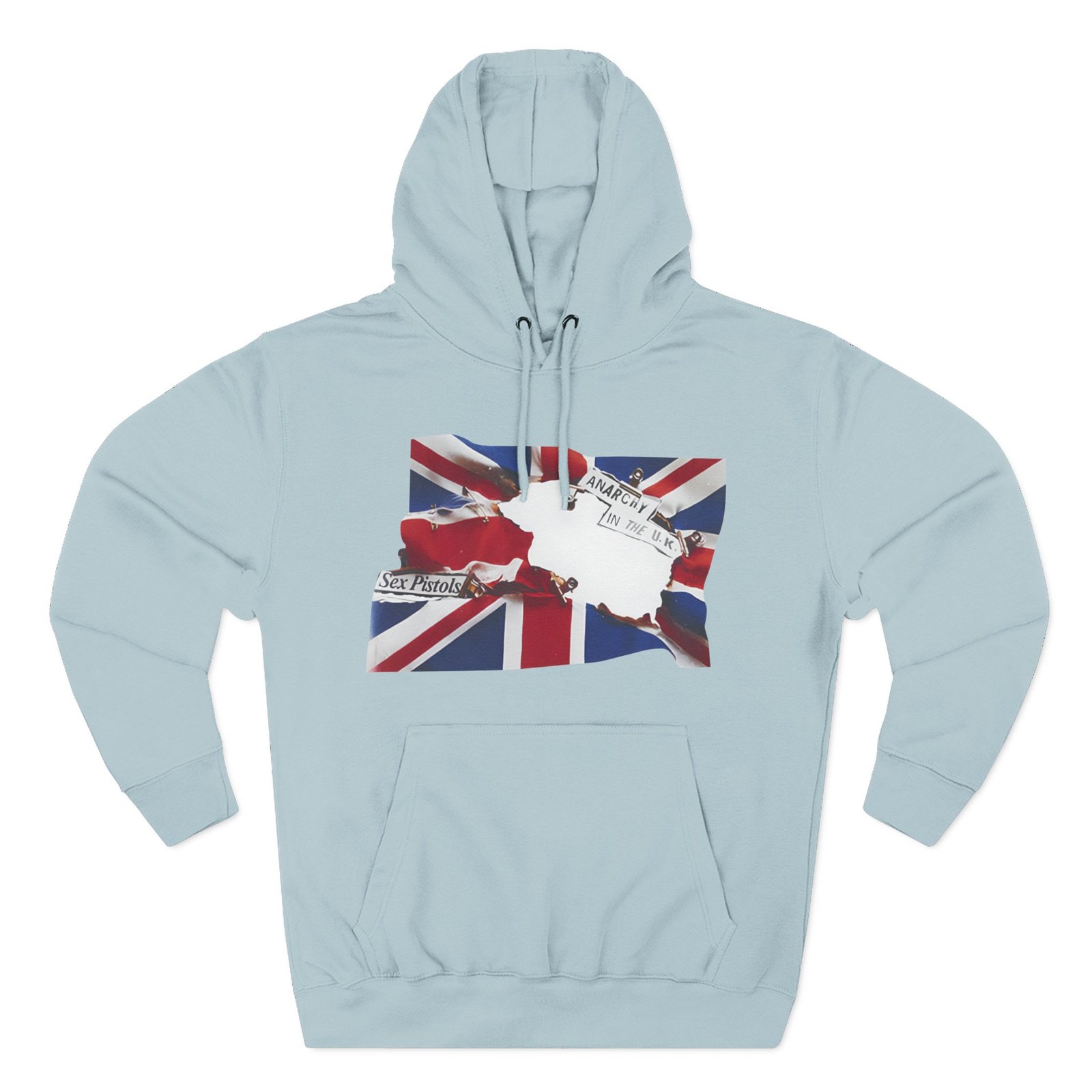 SPM Anarchy in the Uk Flag Three-Panel Fleece Hoodie