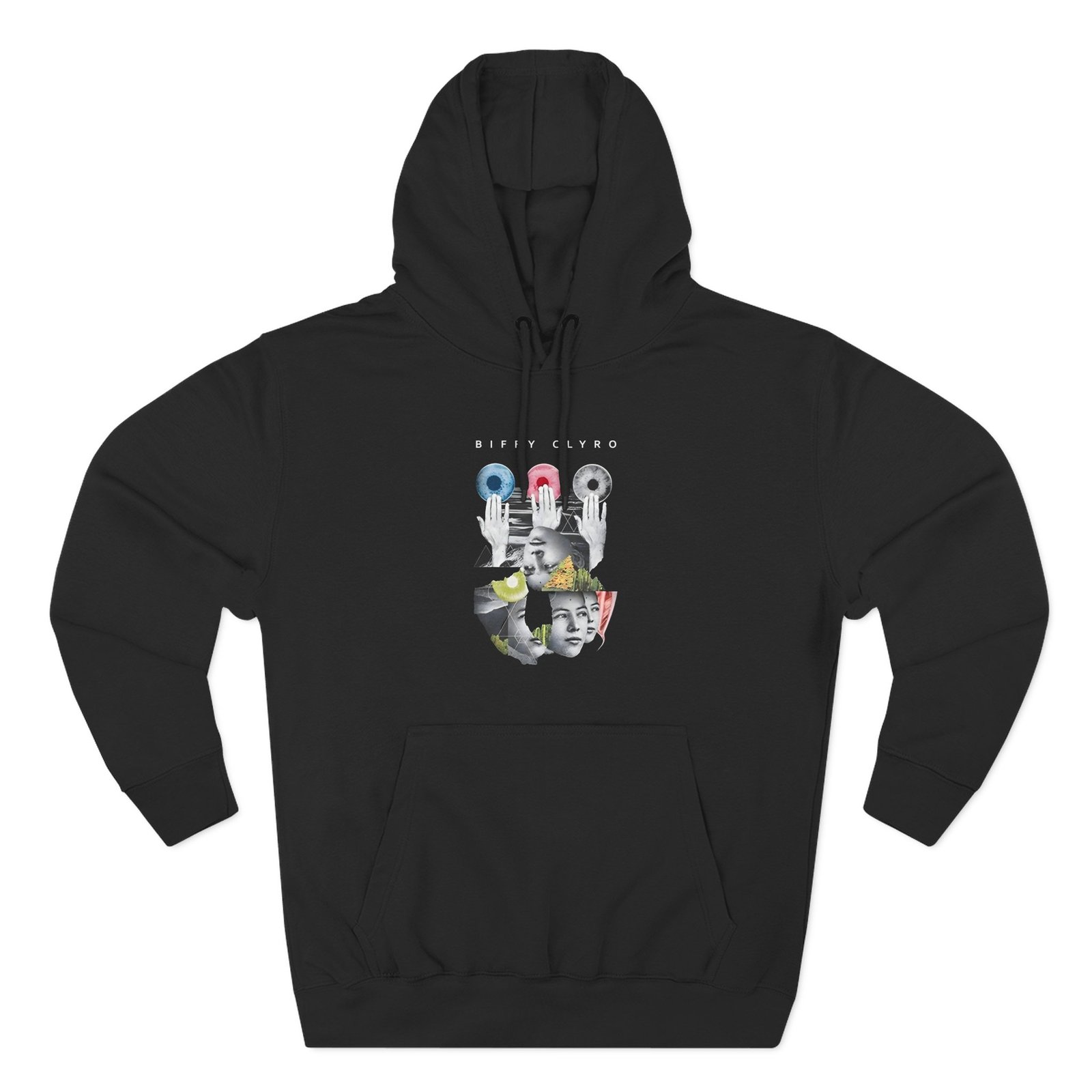 Biffy Clyro Hands Three-Panel Fleece Hoodie