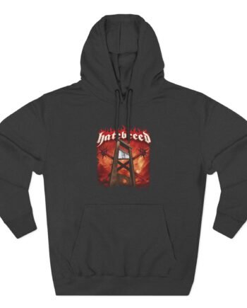 Hatebreed With Every Crown Comes the Guillotine Three-Panel Fleece Hoodie