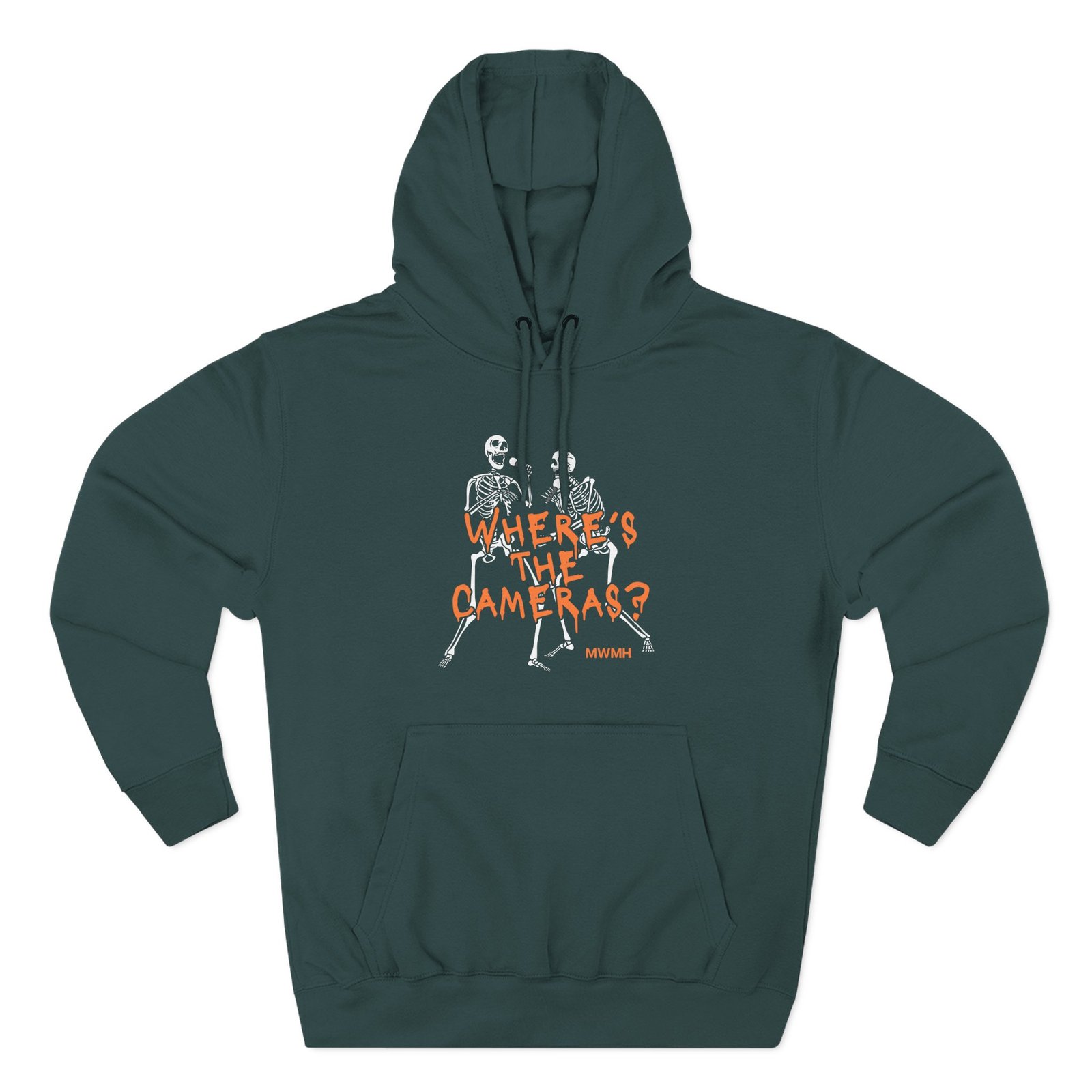 Murder With My Husband Where's the Cameras Three-Panel Fleece Hoodie