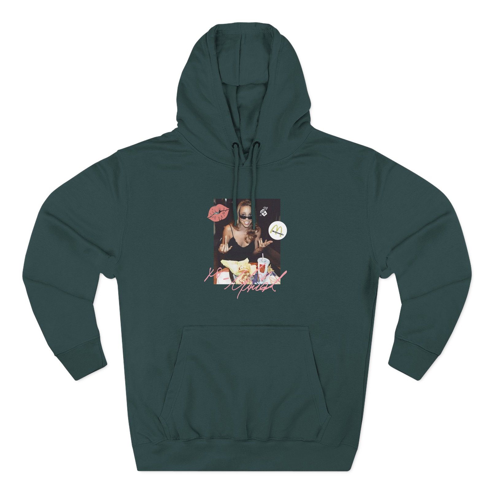 Mariah Carey Mcdonalds Three-Panel Fleece Hoodie