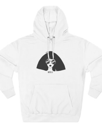 Miss Li Three-Panel Fleece Hoodie
