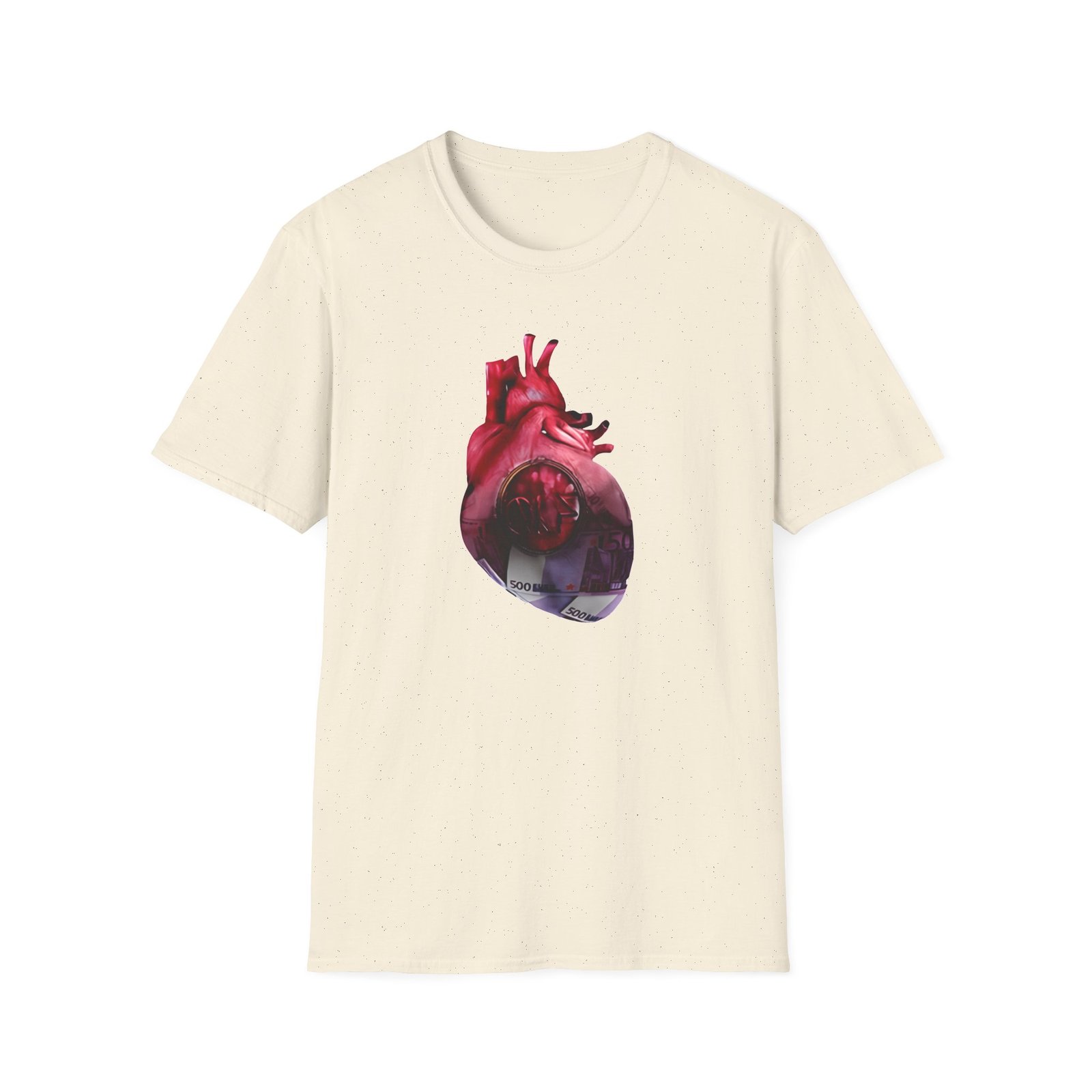 Pnl Qlf Heart Ticket 500€ Unisex Softstyle T-Shirt