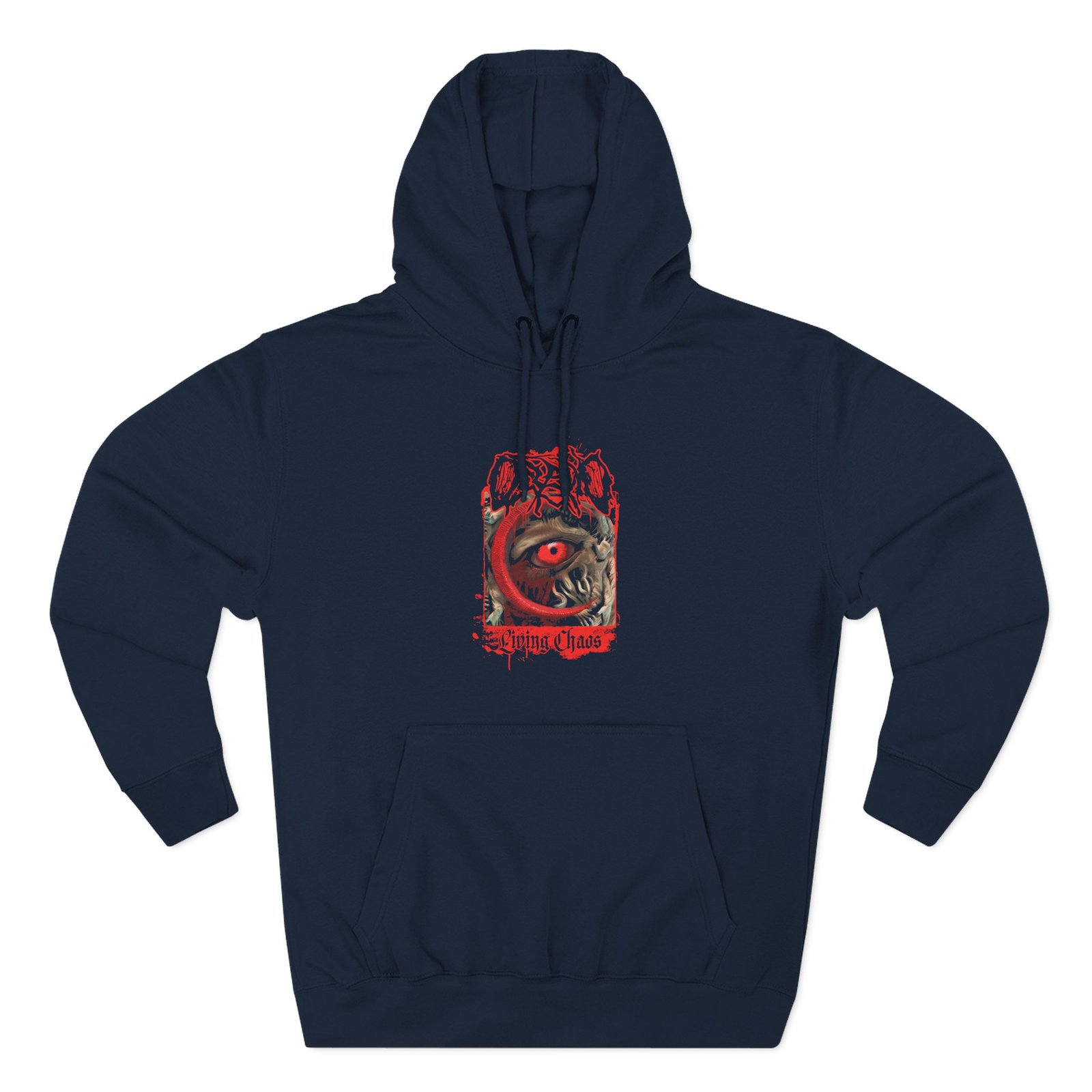 Oceano Living Chaos Album Art Three-Panel Fleece Hoodie