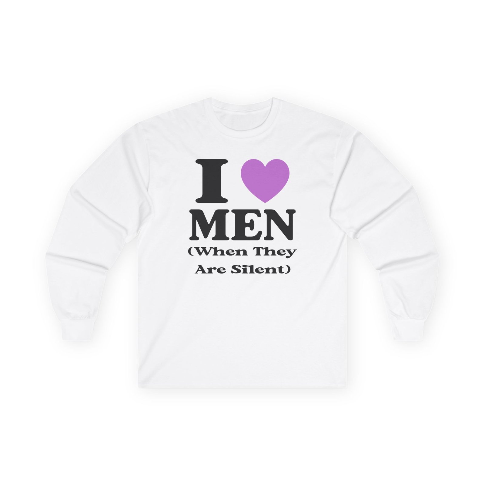 Lizzy Mcalpine I Love Men When They Are Silent Unisex Ultra Cotton Long Sleeve Tee