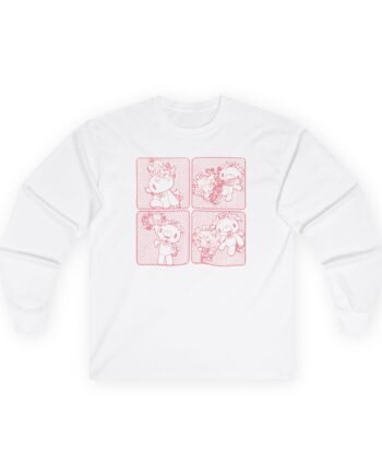 Vshojo Ironmouse X Gloomy Bear Unisex Ultra Cotton Long Sleeve Tee