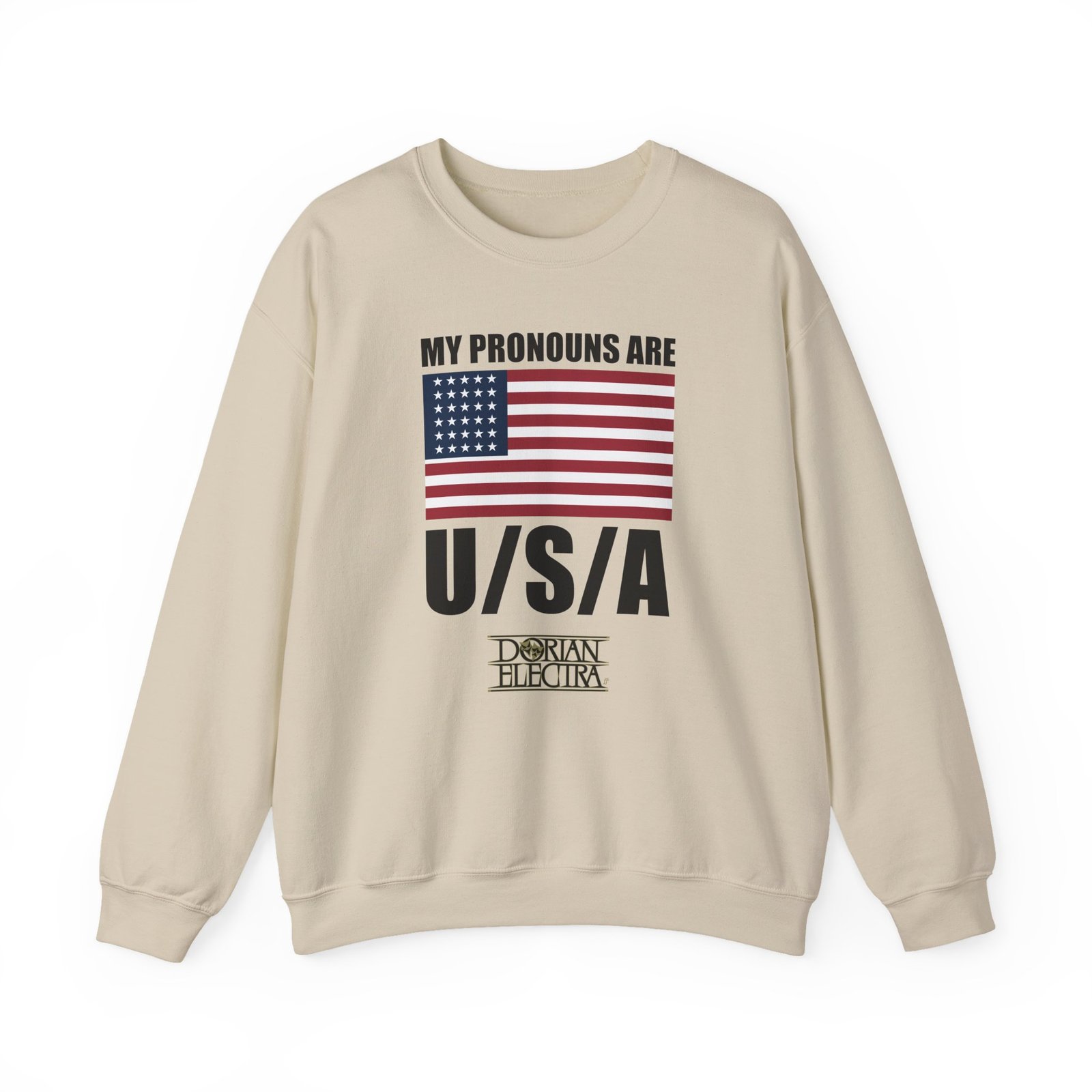 Dorian Electra My Pronouns Are Usa Unisex Heavy Blend™ Crewneck Sweatshirt