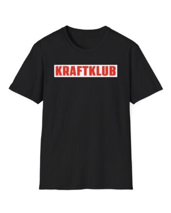 Kraftklub Logo Red Unisex Softstyle T-Shirt