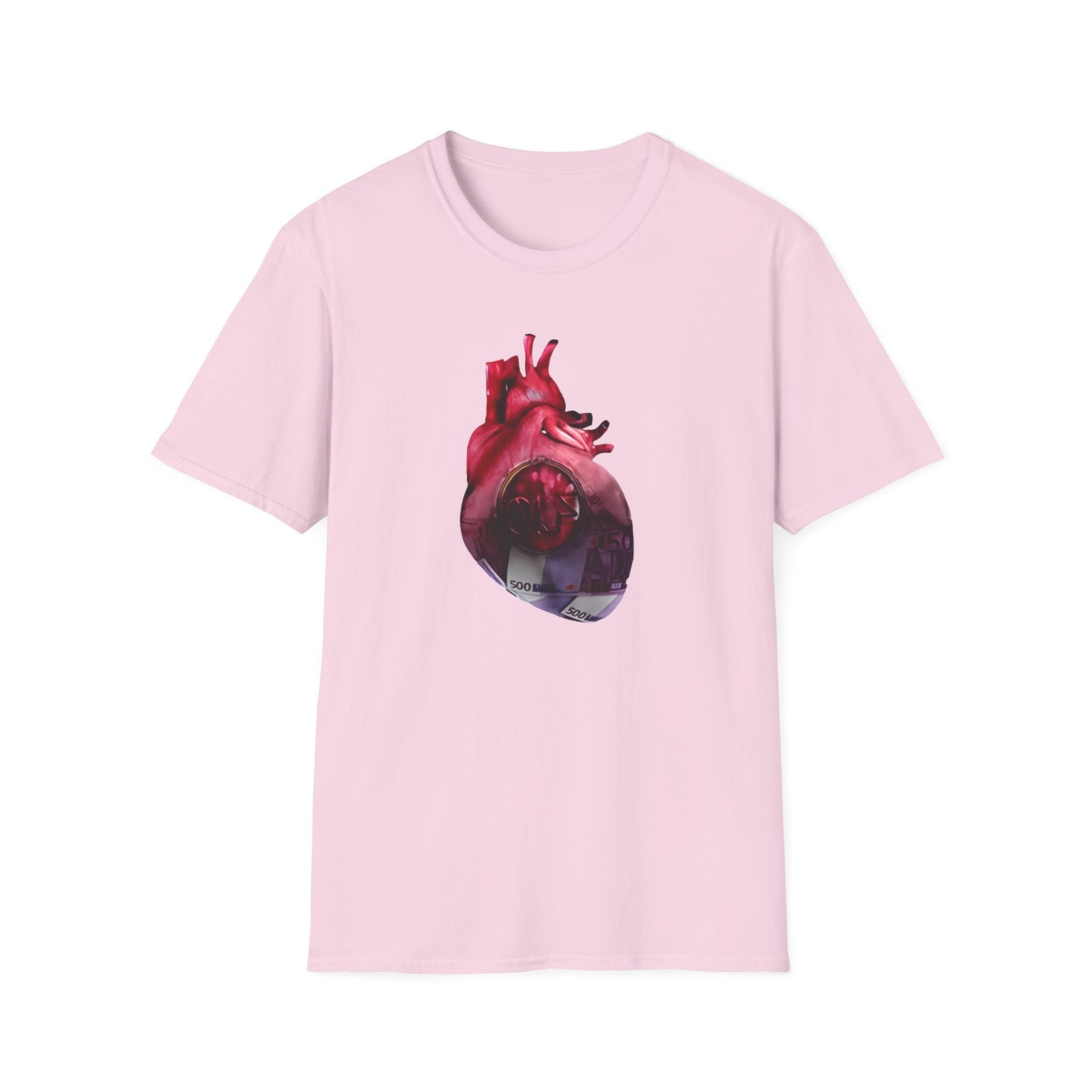 Pnl Qlf Heart Ticket 500€ Unisex Softstyle T-Shirt