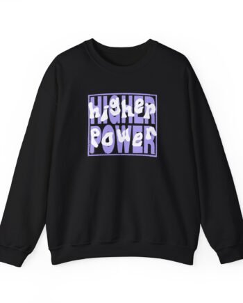 Higher Power Purple Logo Unisex Heavy Blend™ Crewneck Sweatshirt